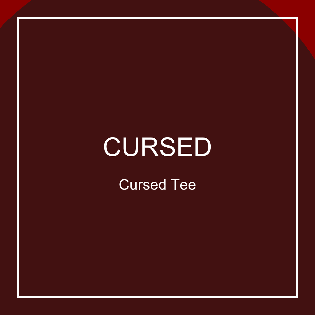 Cursed Tee model preview